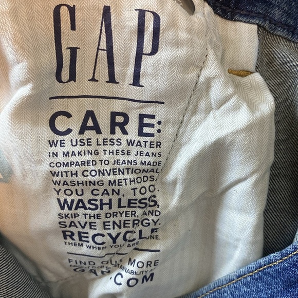 GAP 90’s Loose Cargo Mid Rise Jeans 32 14R Wide Leg NWT - Picture 8 of 10